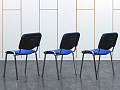 Офисный стул  Ткань/хром Синий ИЗО  (ИзоН(нтх))