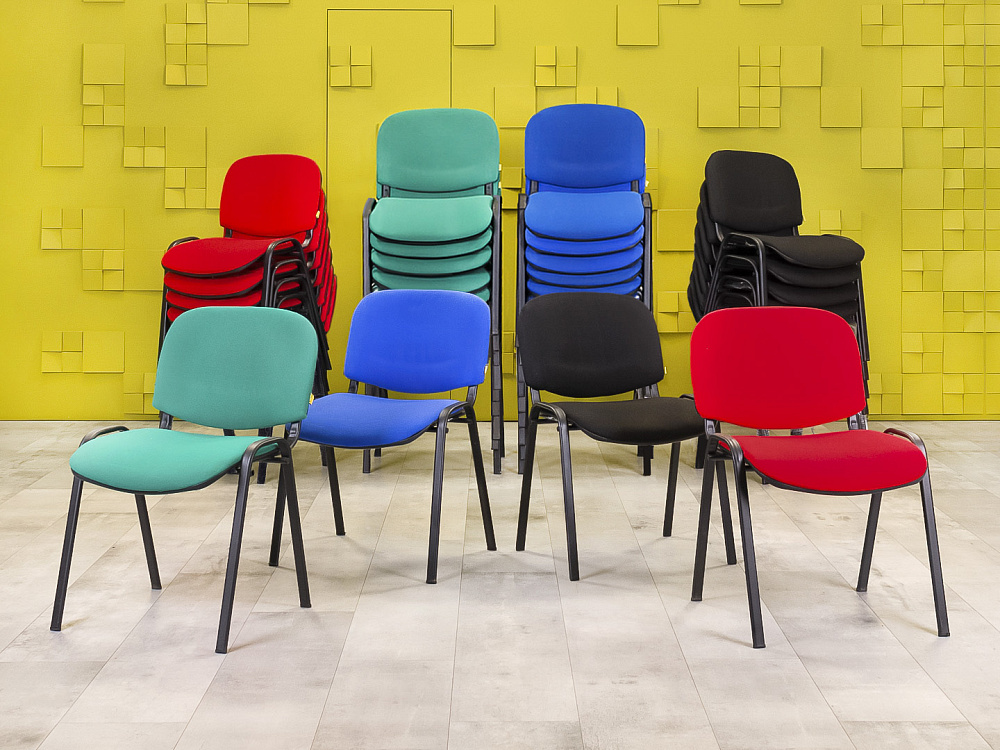 Стул на ножках Ткань Чёрный Россия_Изо(а)