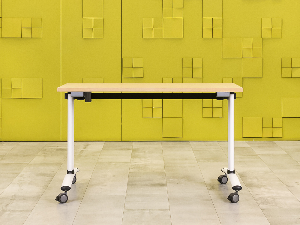 Офисный стол прямой 1200x600 ЛДСП Зебрано Импорт_СППЗ1-160823