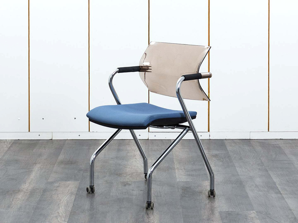 Конференц кресло для переговорной  Синий Ткань LUXY Aire JR  (УНТН-21013)