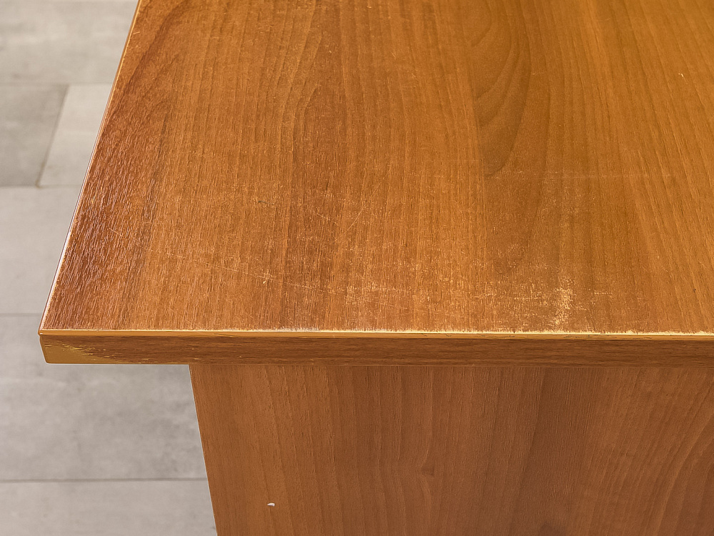 Офисный стол прямой  ЛДСП Вишня Россия  СППШ1-13046