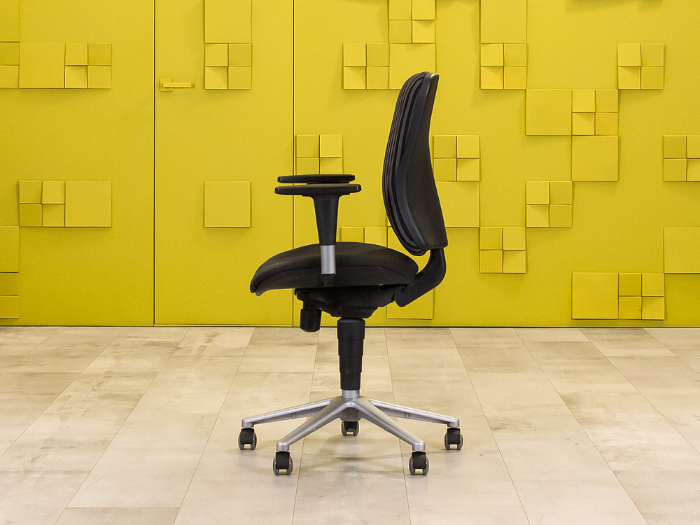 Офисное кресло для персонала на колесах Ткань Серый Россия_КПТС1-250324