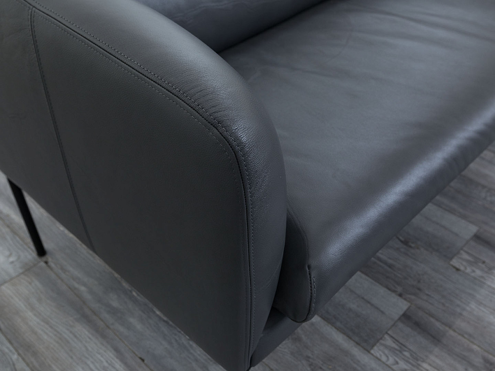 Офисный диван Liro Кожа Серый Montana Ferro  (ДНКС-20114)