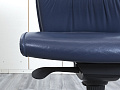 Офисное кресло руководителя   Кожа Синий   (КРКН-15044)