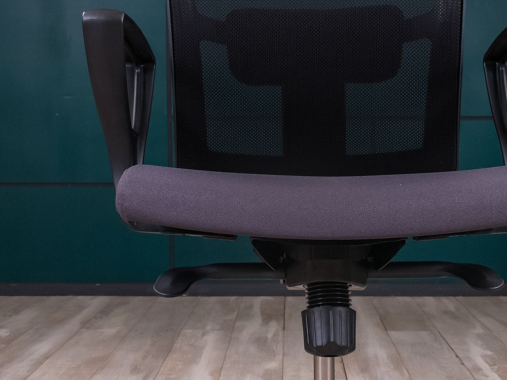 Офисное кресло для персонала на колесах Profim Ткань Серый Польша_КПТС-290623