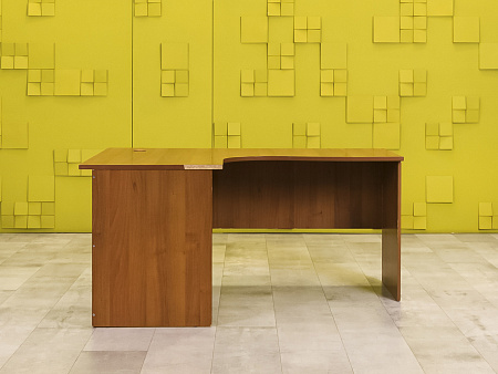 Офисный стол угловой  ЛДСП Орех  СПУХ-01125