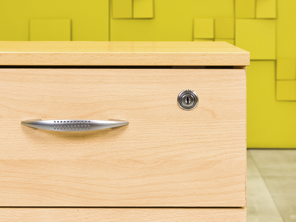 Офисная тумба выкатная ЛДСП Бук  ТВ3ЯВ-30036