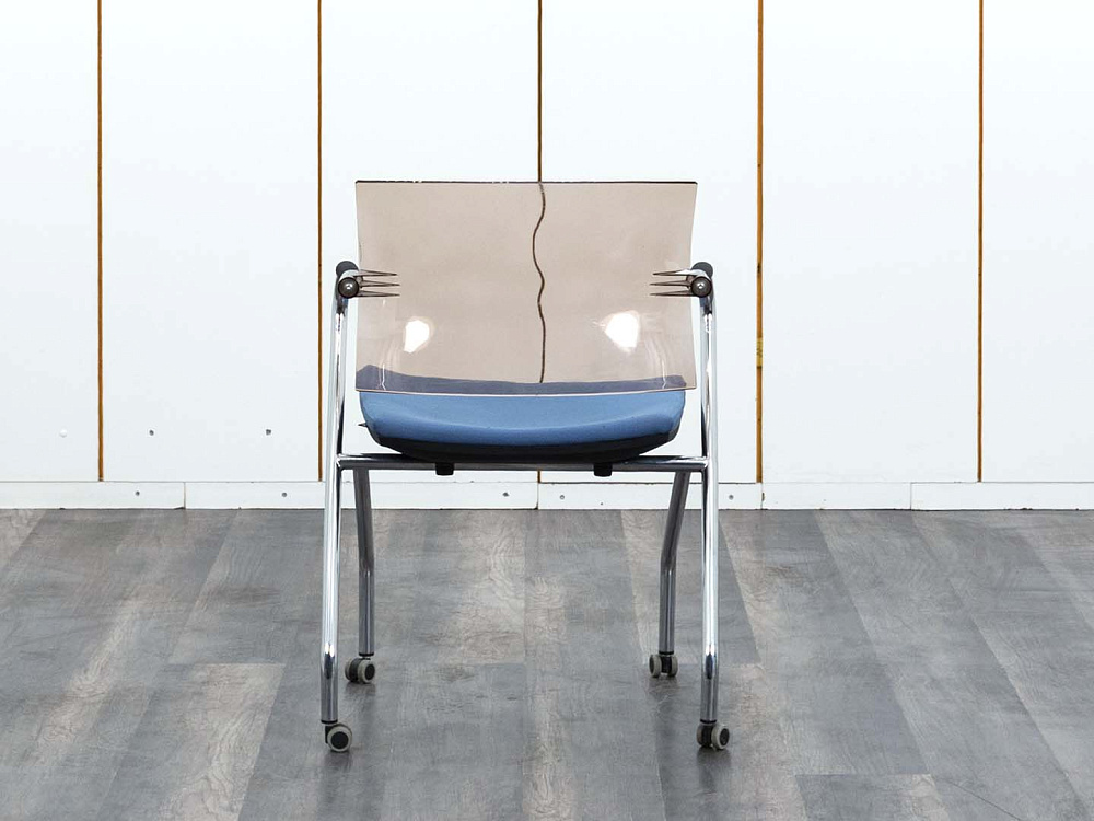 Конференц кресло для переговорной  Синий Ткань LUXY Aire JR  (УНТН-21013)