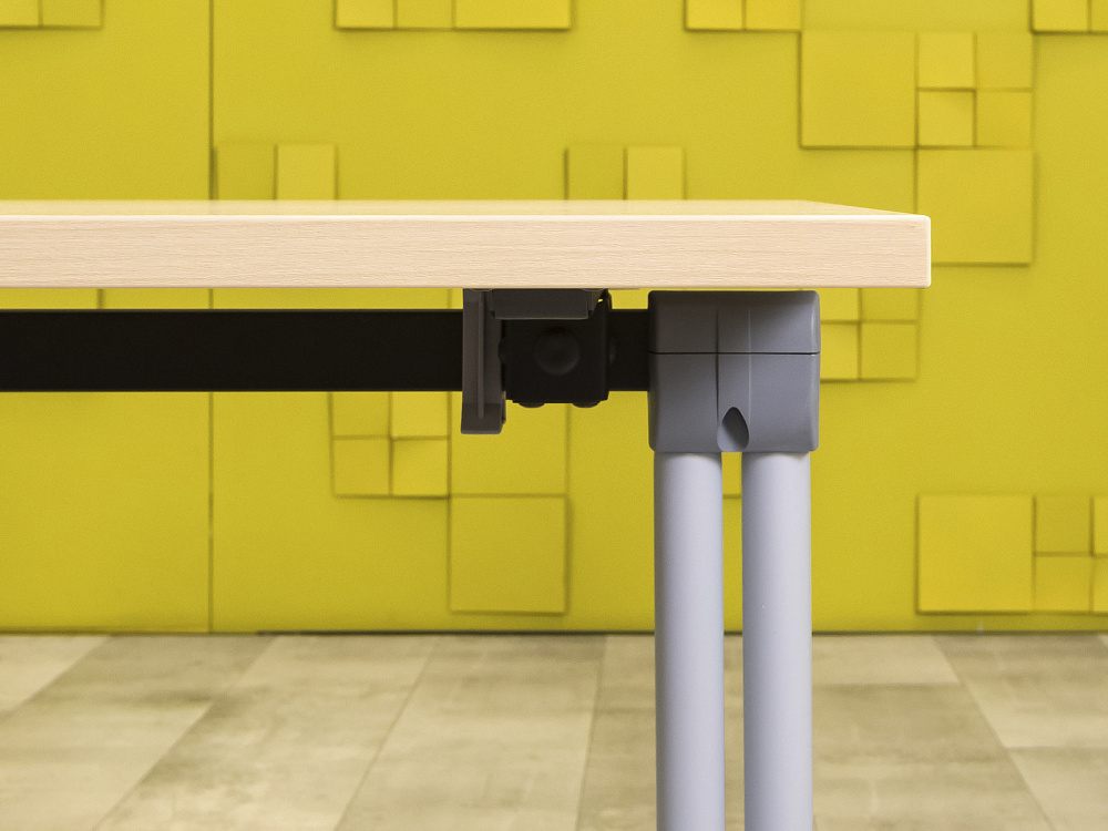 Офисный стол прямой  FLIP-n-Store ЛДСП Дуб Италия  СППВ1-05036