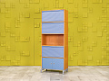 Шкаф для документов офисный IKEA ЛДСП Синий Швеция  ШДКН3-20025