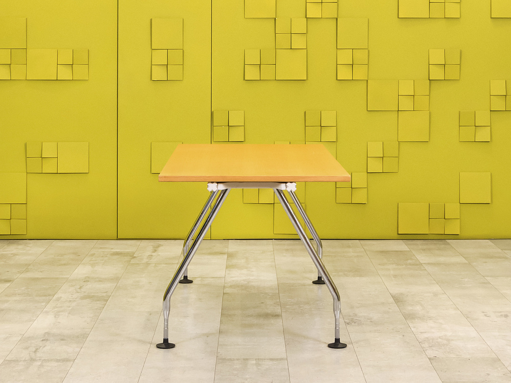 Офисный стол прямой KNOLL ЛДСП Ольха США  СППЛ1-04026