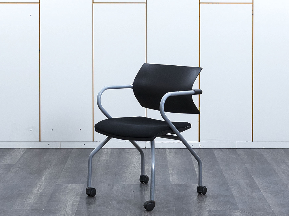 Конференц кресло для переговорной  Черный Ткань LUXY Aire JR  (УНТЧ-12053)