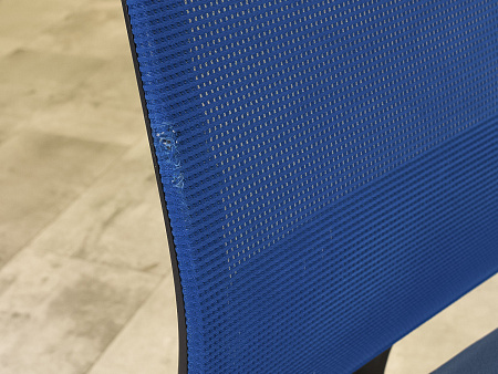 Офисное кресло для персонала на колесах Steelcase Ткань Синий Франция_КПТН-011023