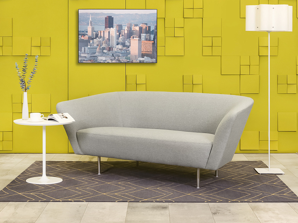 Офисный диван Loop ARPER Ткань Серый Италия  ДНТС-30016