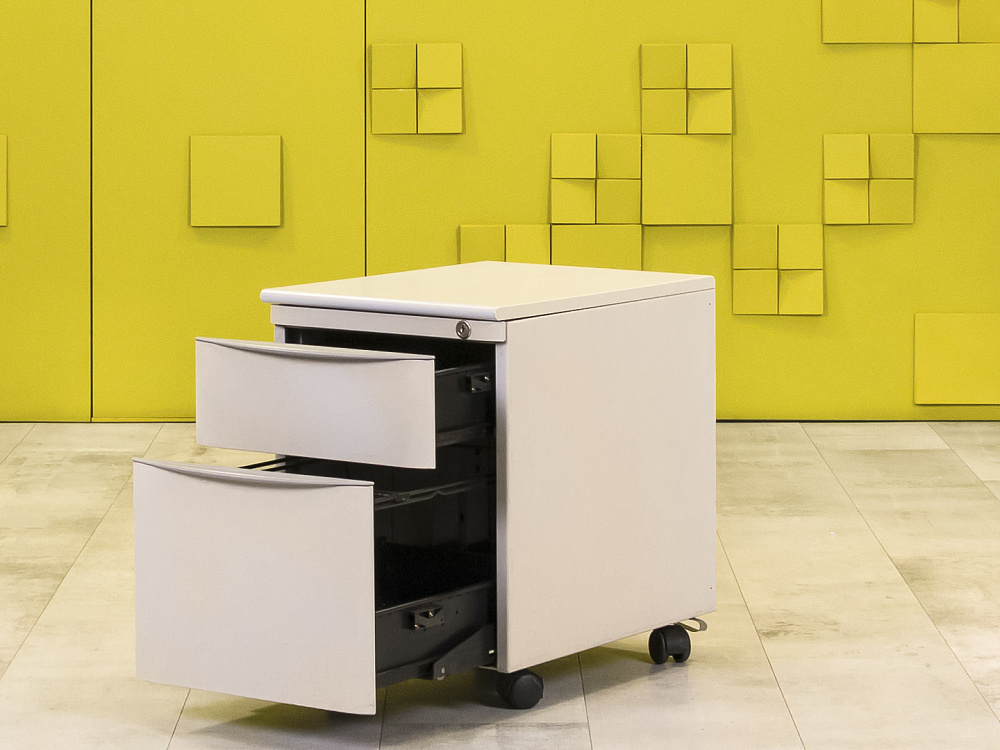 Металлическая тумба Металл Серый  ТВ2ЯМ-100125