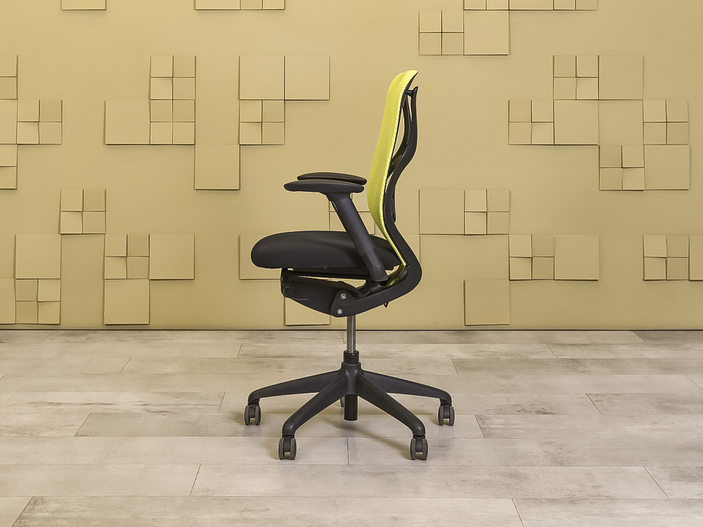 Офисное кресло для персонала на колесах Asis Ткань Чёрный Импорт  КПТЧ-29125