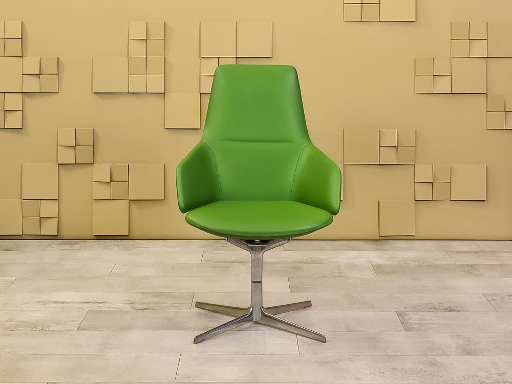 Мягкое кресло  ARPER Кожа Зелёный Италия  КНКЗ-19036