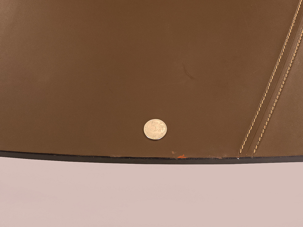 Стол для руководителя ENRICO PELLIZZONI 2000x1000 Кожа Коричневый Италия_СРЭК-210224