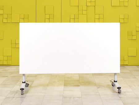 Офисный стол прямой ЛДСП Белый Импорт  СППБ-01125