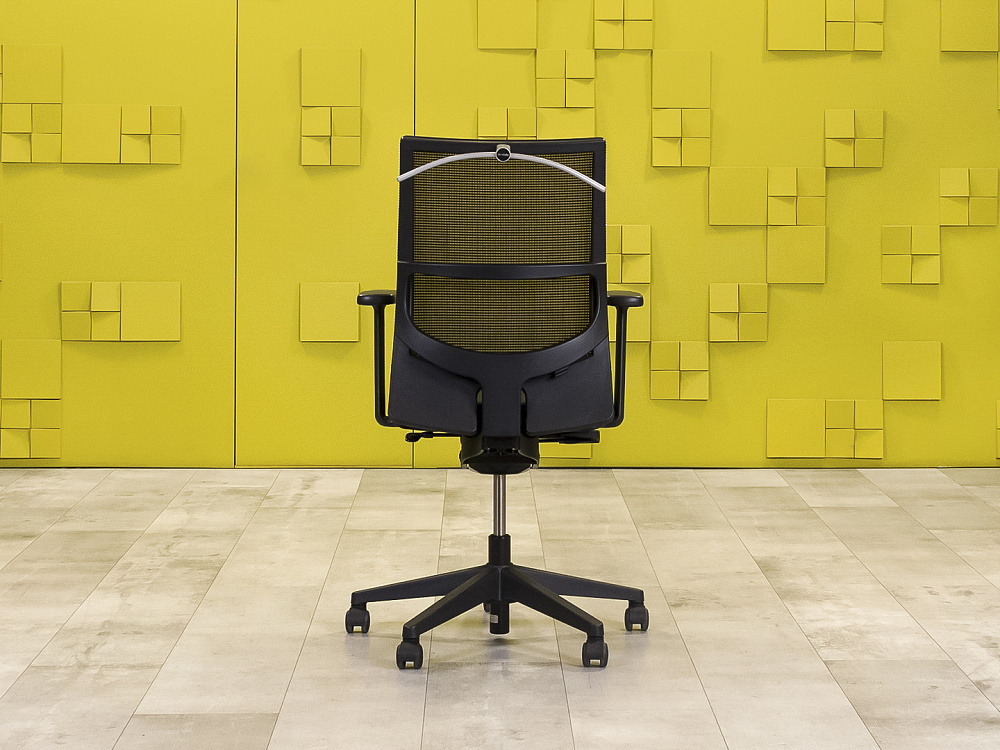 Офисное кресло руководителя на колесах Comforto HAWORTH Ткань Чёрный США_КРТЧ-091223