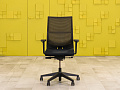 Офисное кресло для персонала на колесах Comforto HAWORTH Ткань Чёрный Германия_КПТЧ4-290324