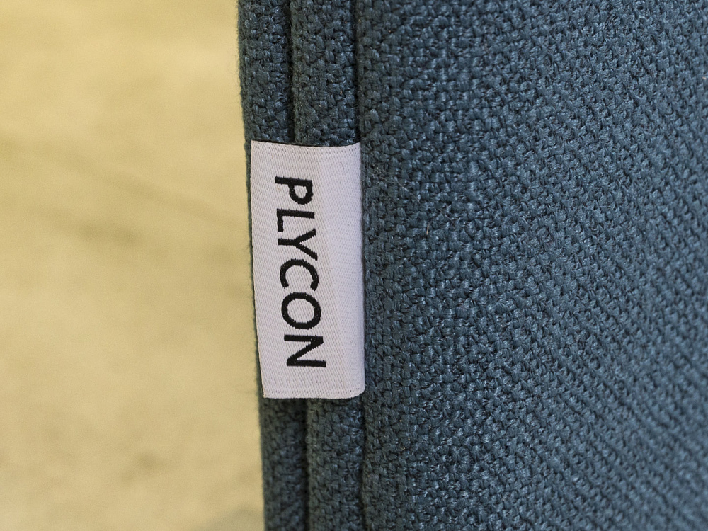 Напольная перегородка Plycon Ткань Синий 1500х40х1160 Перегородка-04026