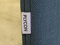 Напольная перегородка Plycon Ткань Синий 1500х40х1160 Перегородка-04026
