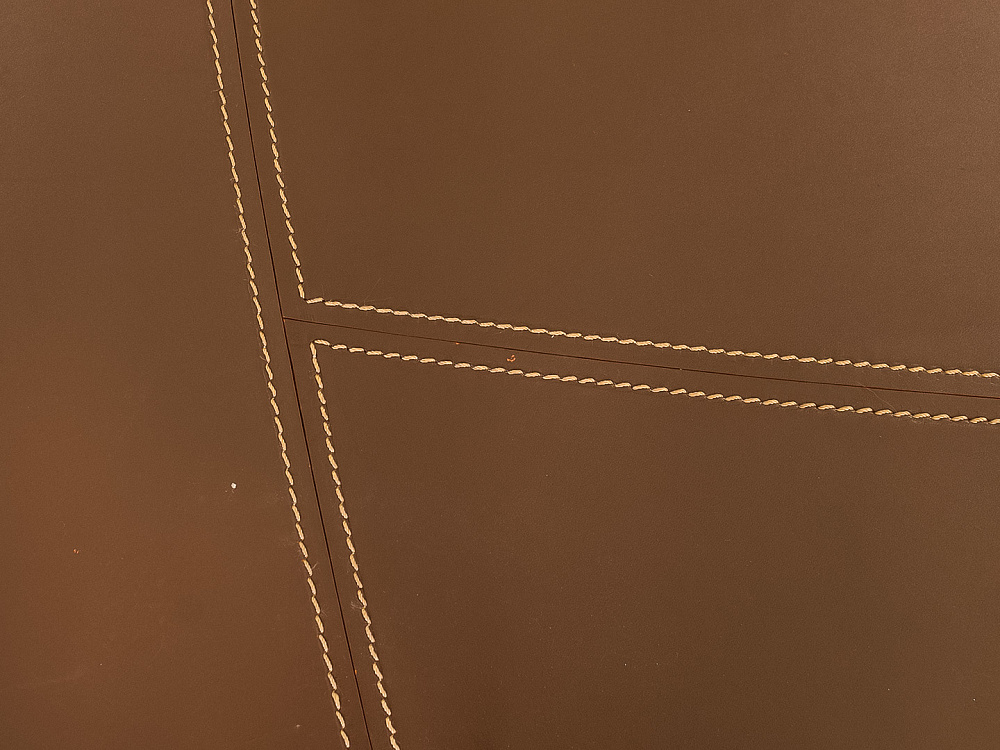 Стол для руководителя ENRICO PELLIZZONI 2000x1000 Кожа Коричневый Италия_СРЭК-210224