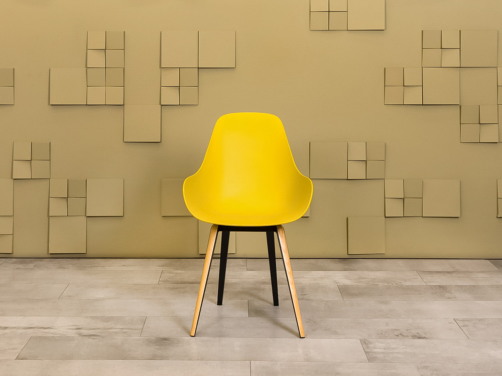 Офисный стул  Kubikoff Пластик Жёлтый Италия  УНПЗ-04026