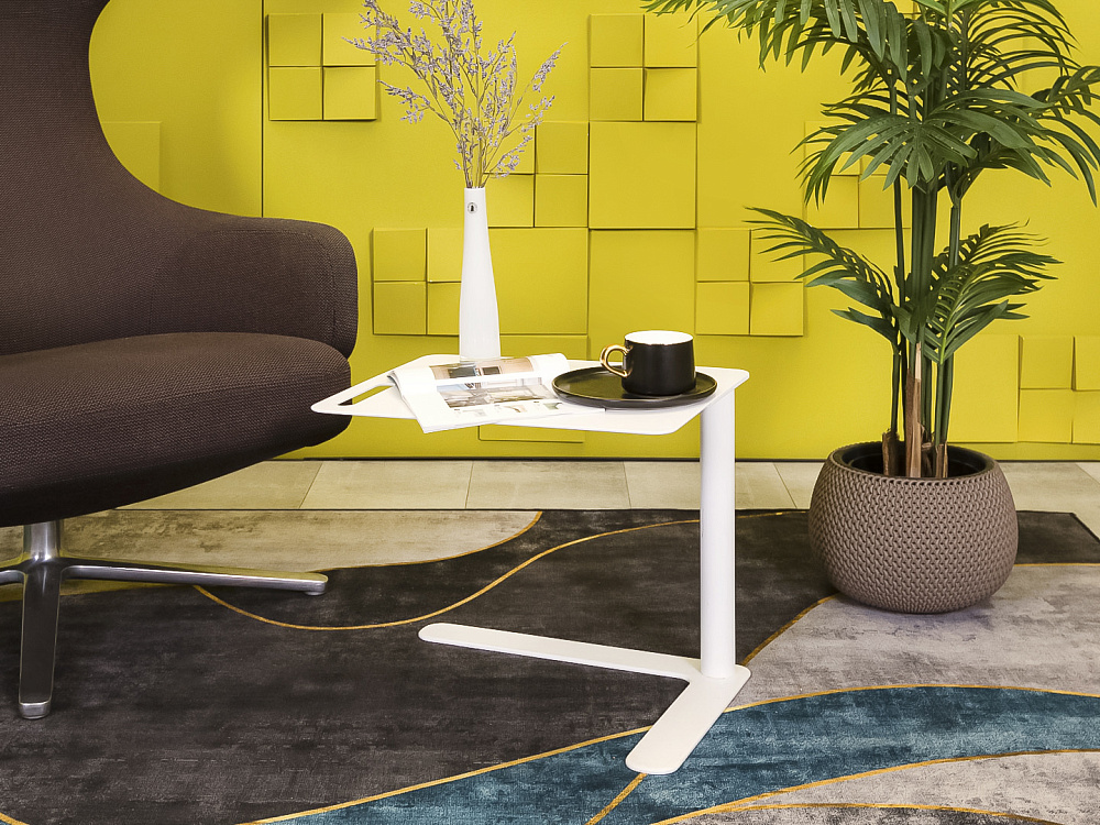 Журнальный столик Металл Белый Импорт  СЖПБ-30016