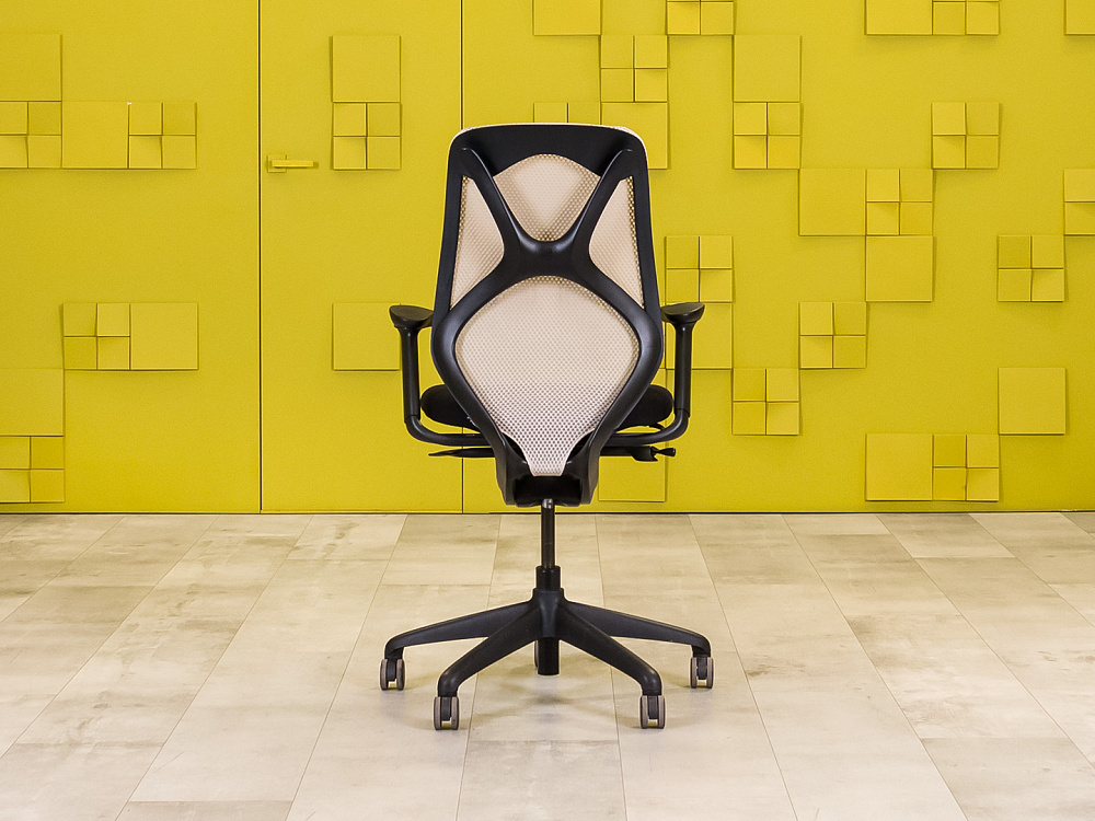 Офисное кресло для персонала на колесах Suit FOLLOW Ткань Чёрный; Серый Импорт_КПТЧ4-29071