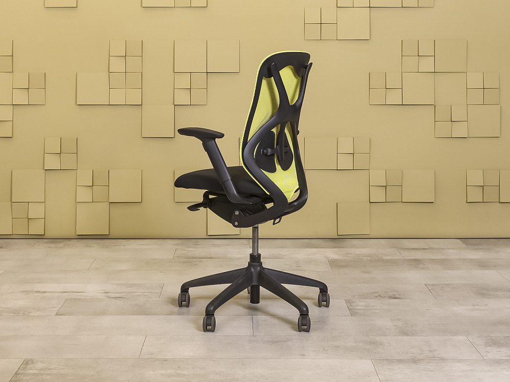 Офисное кресло для персонала на колесах Asis Ткань Чёрный Импорт  КПТЧ-29125