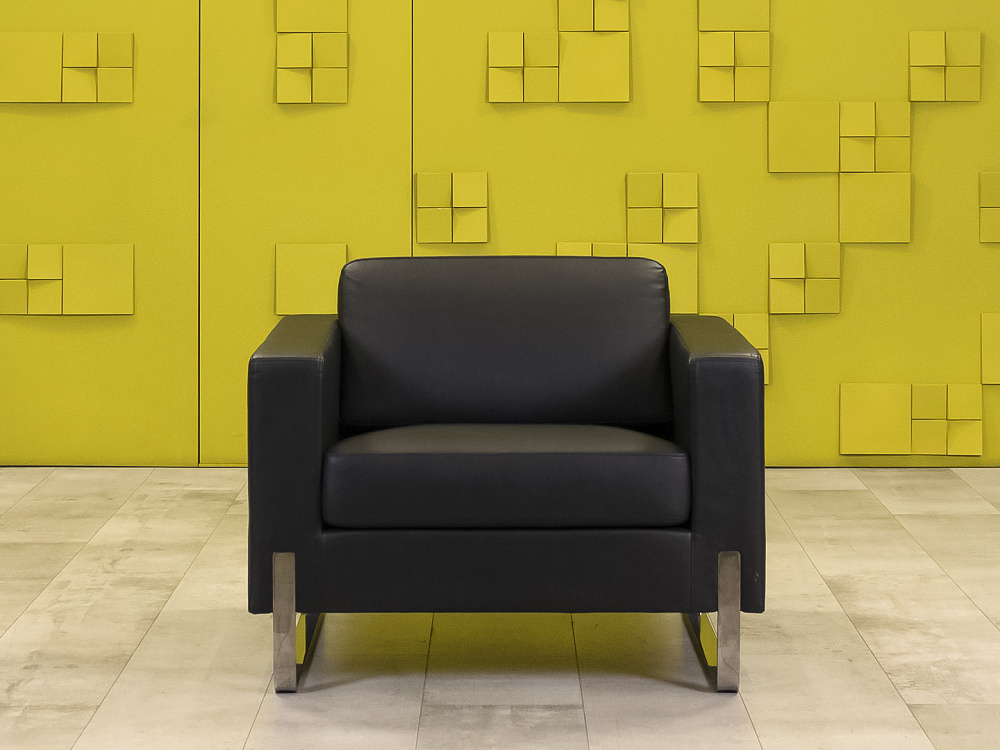 Мягкое кресло MyTurn Sofa 10 Profim Экокожа Чёрный Польша  КНКЧ-26025