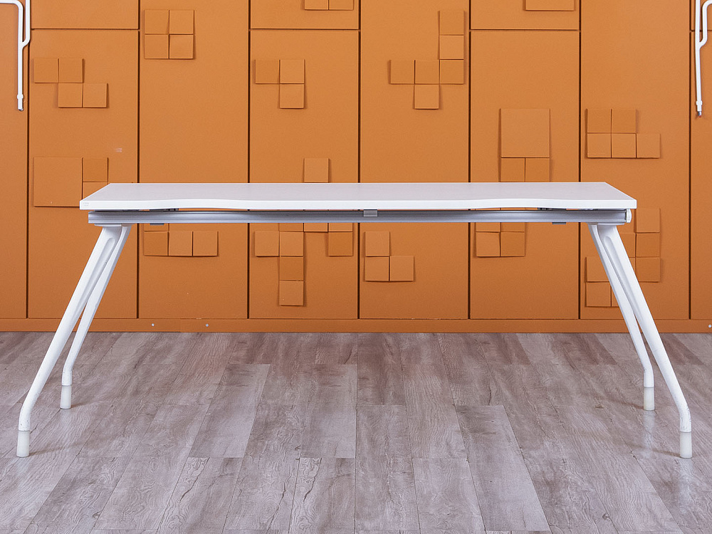 Офисный стол прямой  1 910х600х730 ЛДСП Белый   (СППБ-15055)