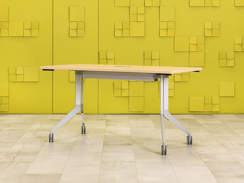 Офисный стол прямой HAWORTH ЛДСП Зебрано Германия  СППЗ-29105