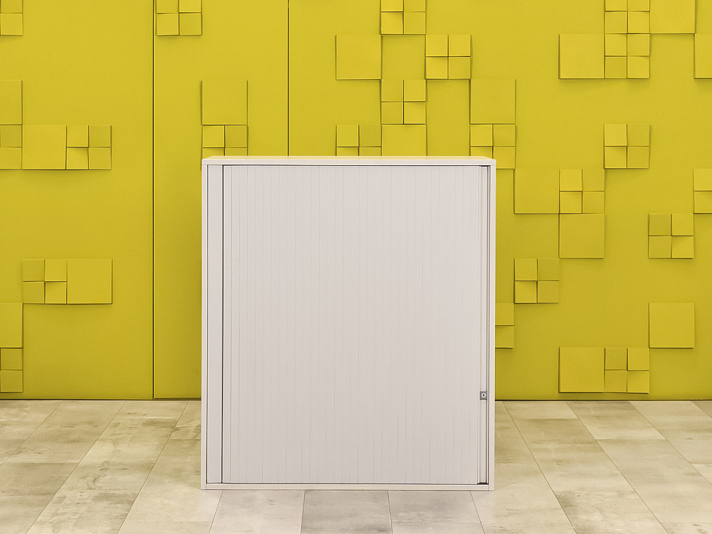 Шкаф для документов офисный  ЛДСП Серый  ШД1ДС-27046