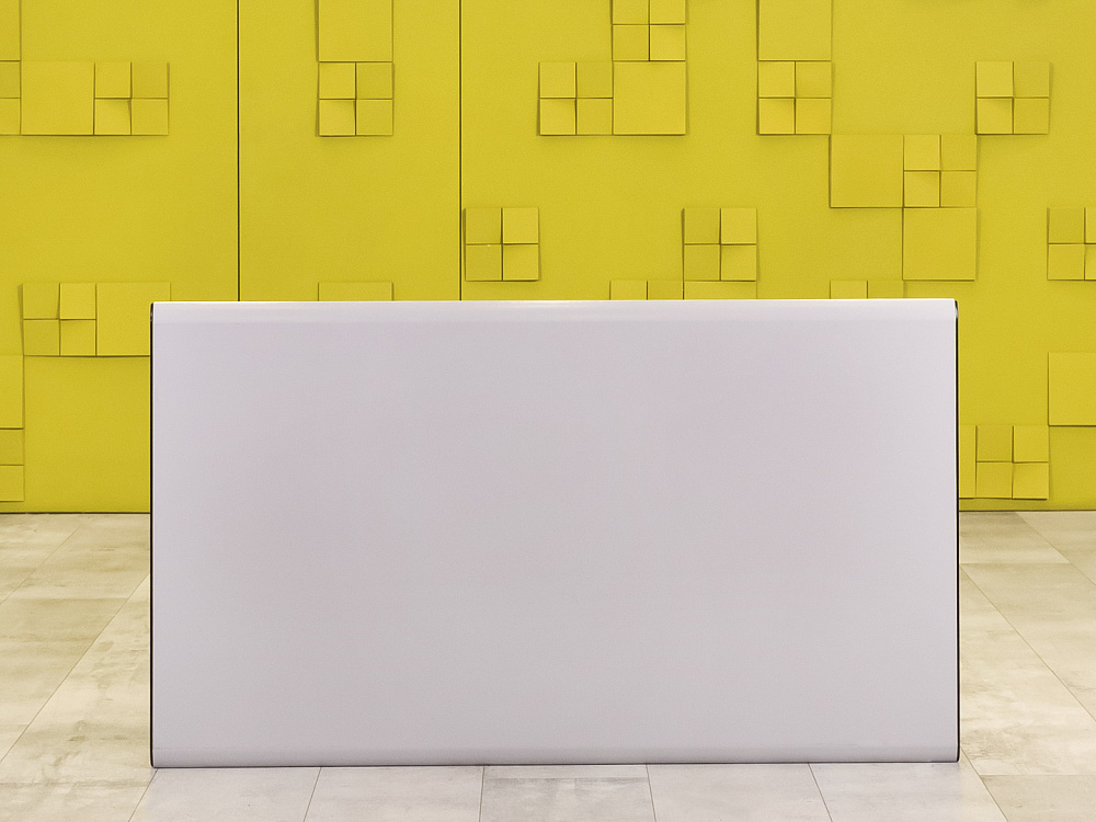 Офисный стол прямой FREZZA ЛДСП Серый Импорт  СППС-04125