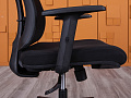 Офисное кресло руководителя   Сетка Черный   (КРСЧ-25075)
