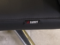 Офисное кресло руководителя на колесах Luxy  Кожа Чёрный Италия_КРКЧ-05042