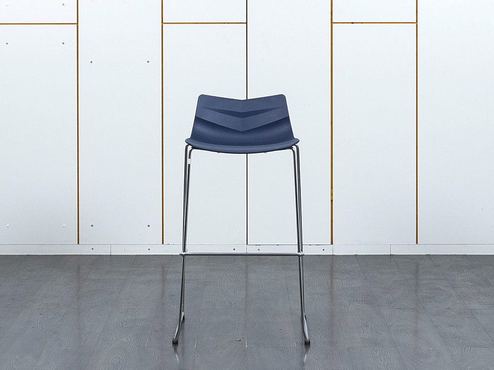 Барный стул LEAF-06 Пластик Синий   (УНТН-24091)