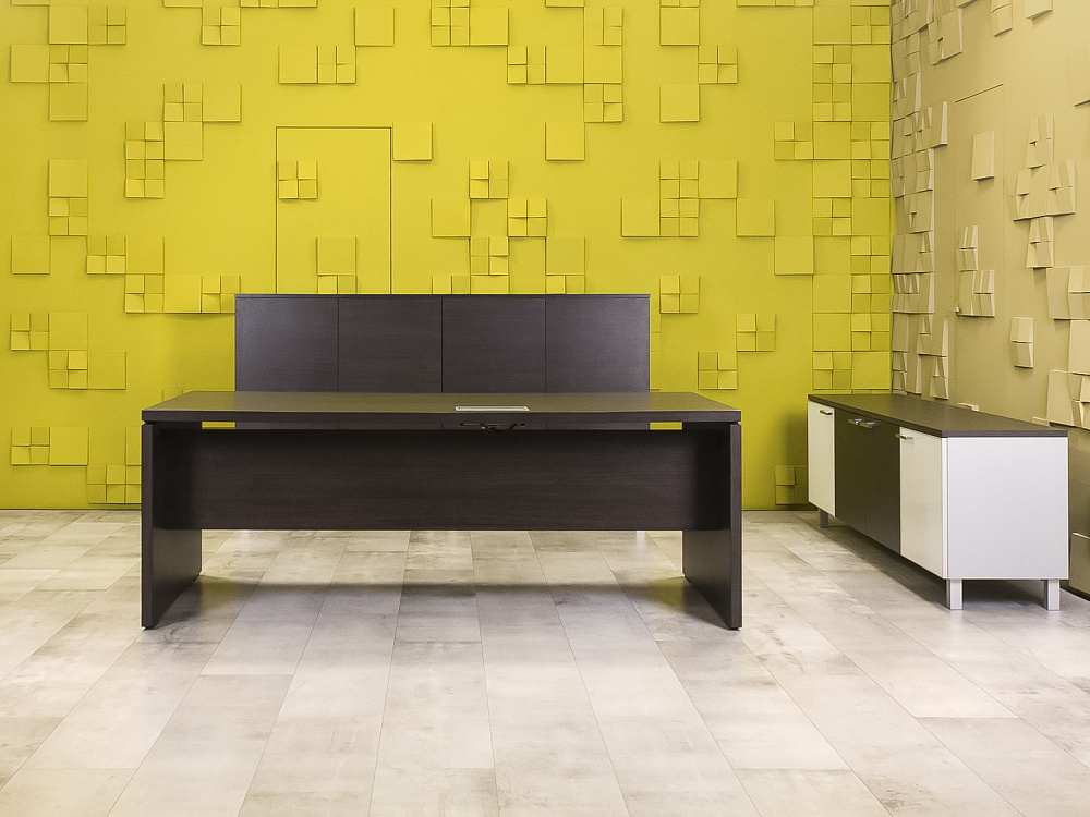 Кабинет руководителя  Sinetica Шпон Венге Италия  КРЕ-28015