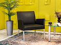 Комплект из 2-х мягких кресел WALTER KNOLL 700x700 Кожа Чёрный Германия_КНКЧК-25051