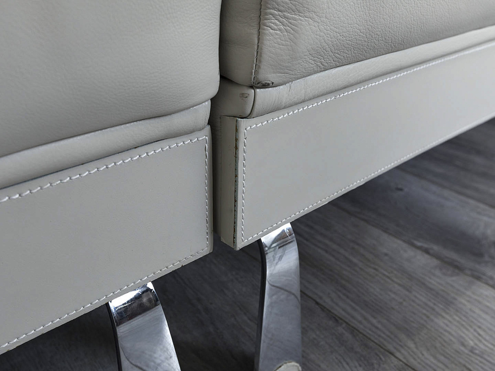 Офисный диван I4 Mariani Кожа Серый Limosine  (ДНКС-17094)