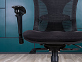 Офисное кресло руководителя на колесах Ткань Чёрный Импорт_КРТЧ-130723
