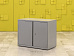 Металлическая тумба Herman Miller Металл Серый США  ТО2ДМ1-23106
