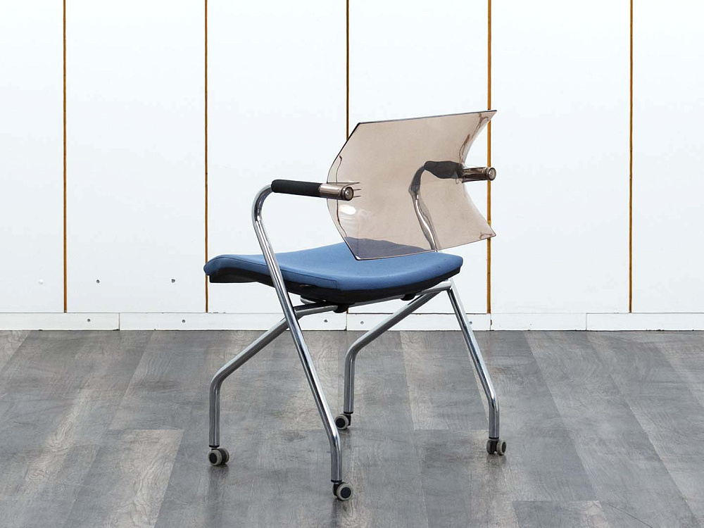 Конференц кресло для переговорной  Синий Ткань LUXY Aire JR  (УНТН-21013)