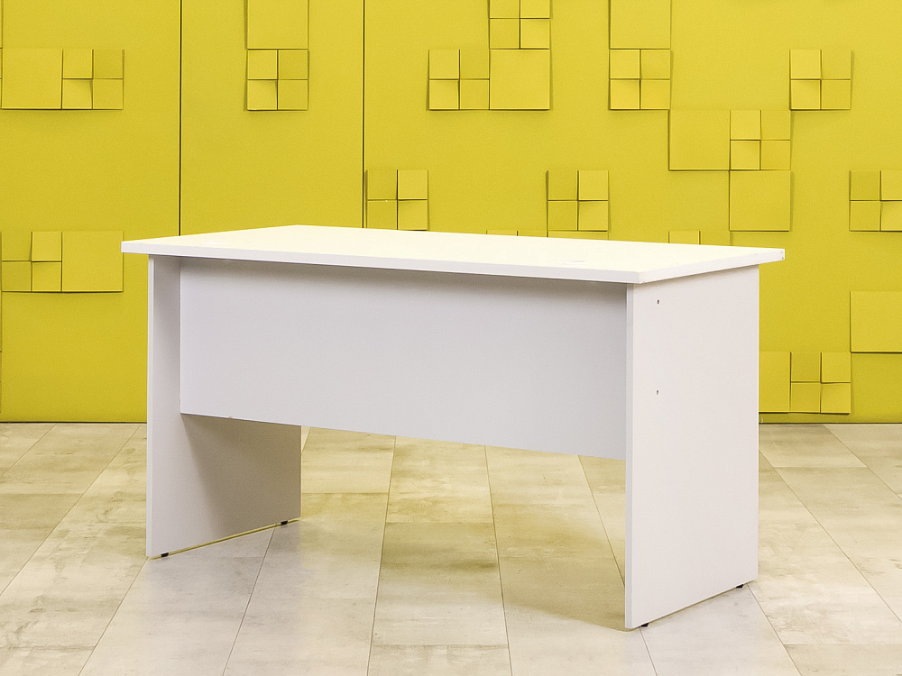 Офисный стол прямой ЛДСП Белый  СППБ1-14046