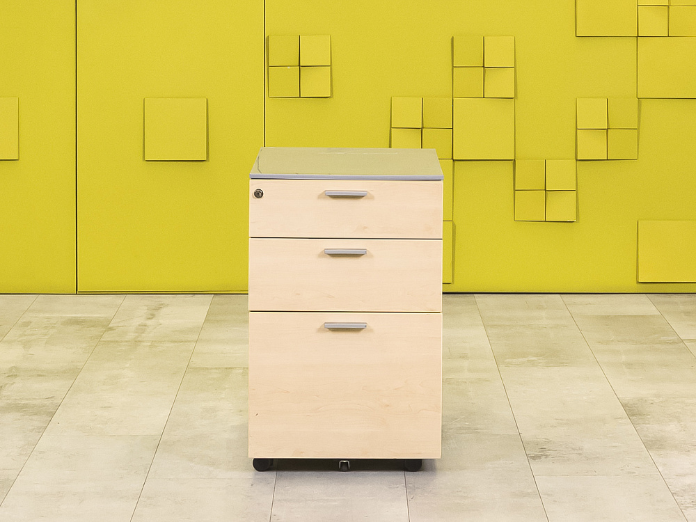 Офисная тумба выкатная  ЛДСП Бук Россия  ТВ3ЯВ1-12026