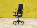 Офисное кресло руководителя на колесах Please 2 Ergonomik Steelcase Кожа Серый Германия_КРКС-221024