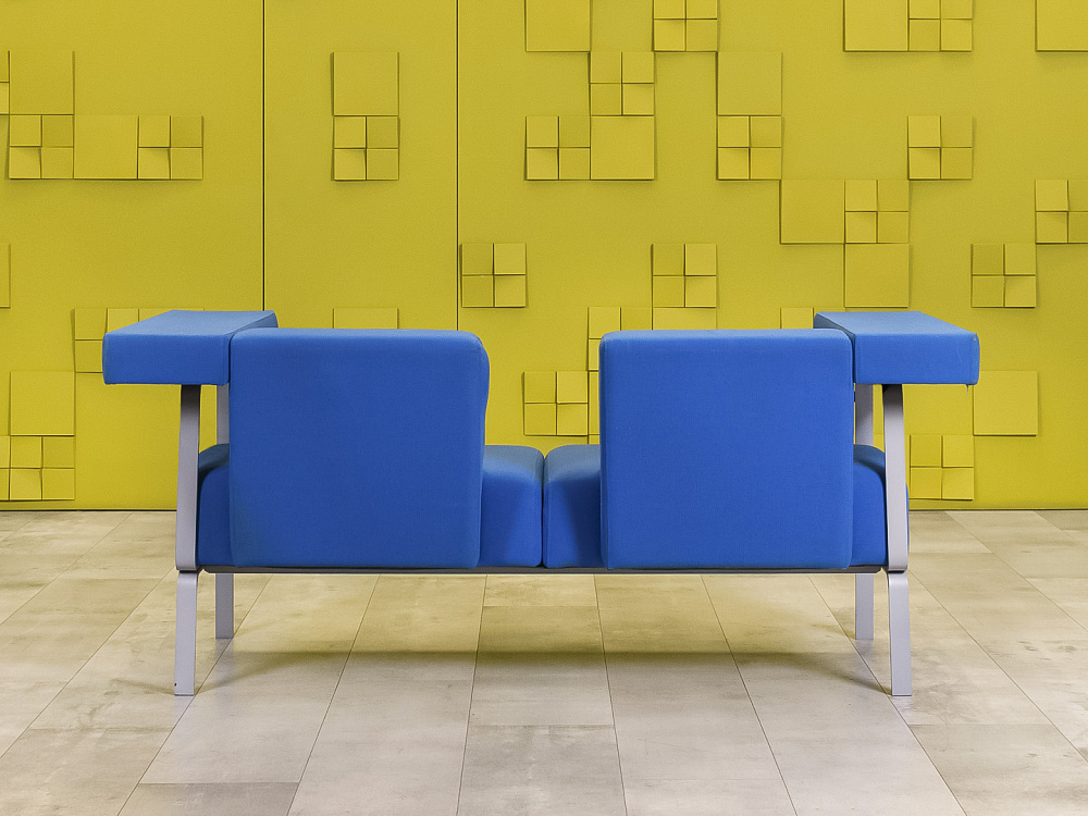 Офисный диван BENE 1750x790 Ткань Синий Австрия_ДНТН-180723